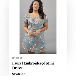 Anthropologie - Embroidered Dress (by Let Me Be)